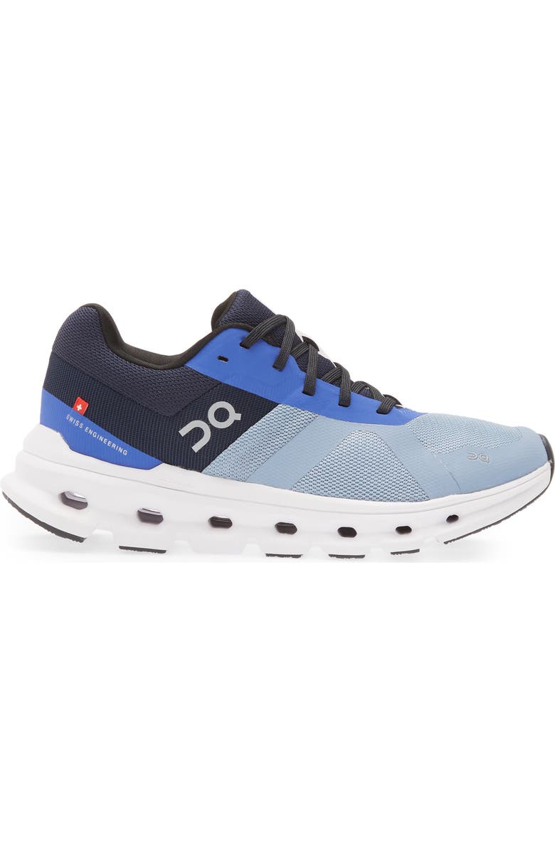 On Cloudrunner Running Shoe, Alternate, color, Chambray/Midnight
