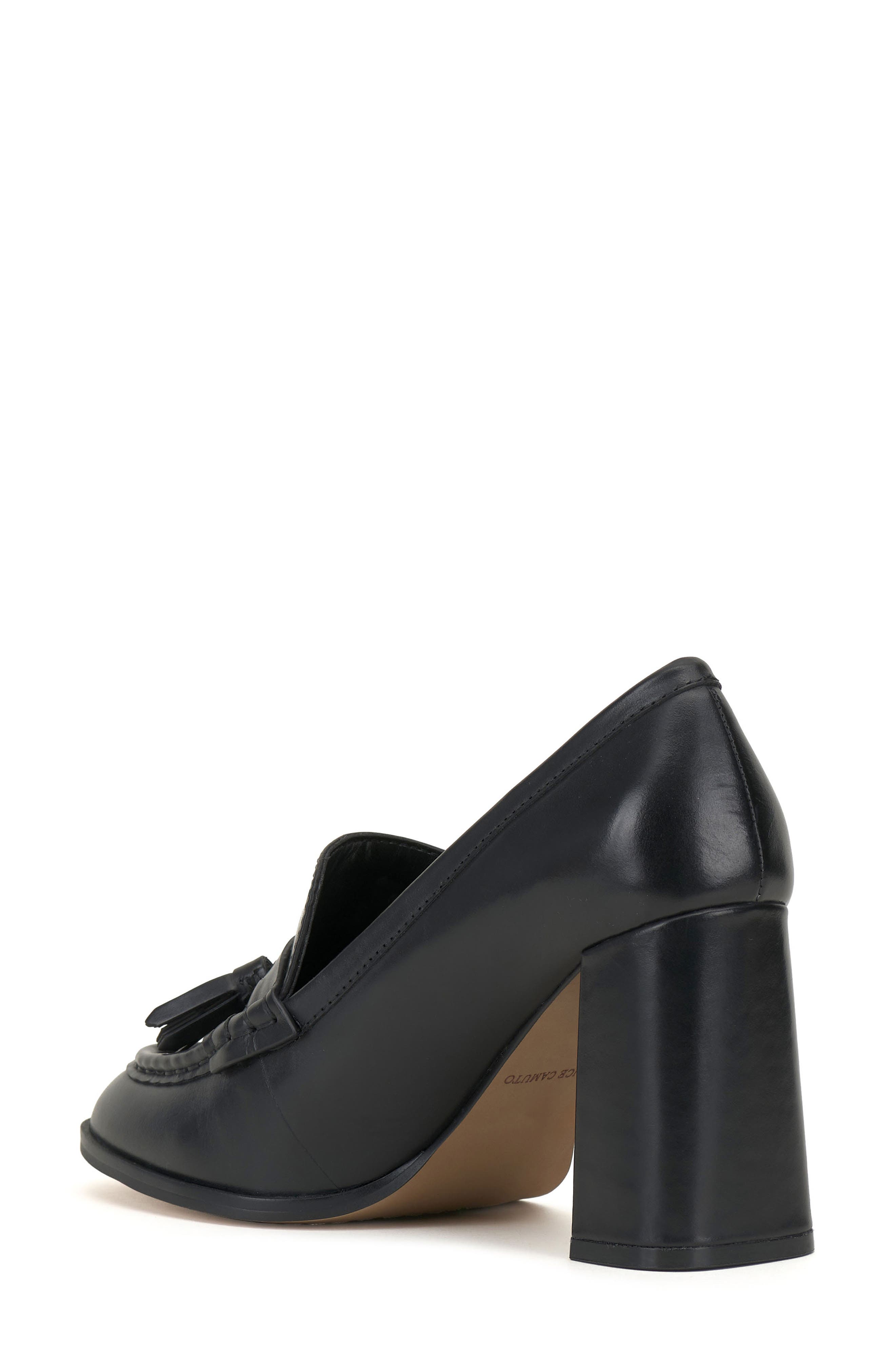 Vince Camuto Chelivia Block Heel Tassel Loafer, Alternate, color, 