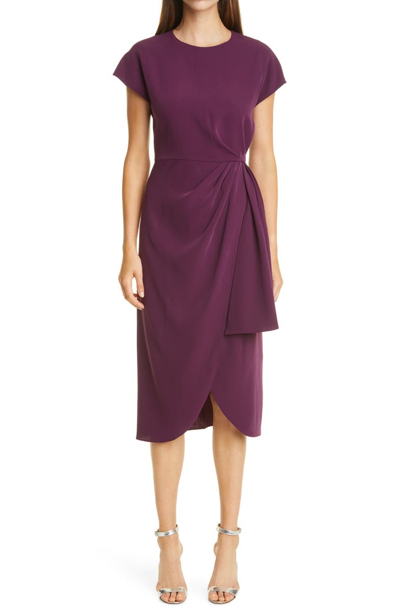 Sachin & Babi Stretch Crepe Midi Dress, Main, color, 