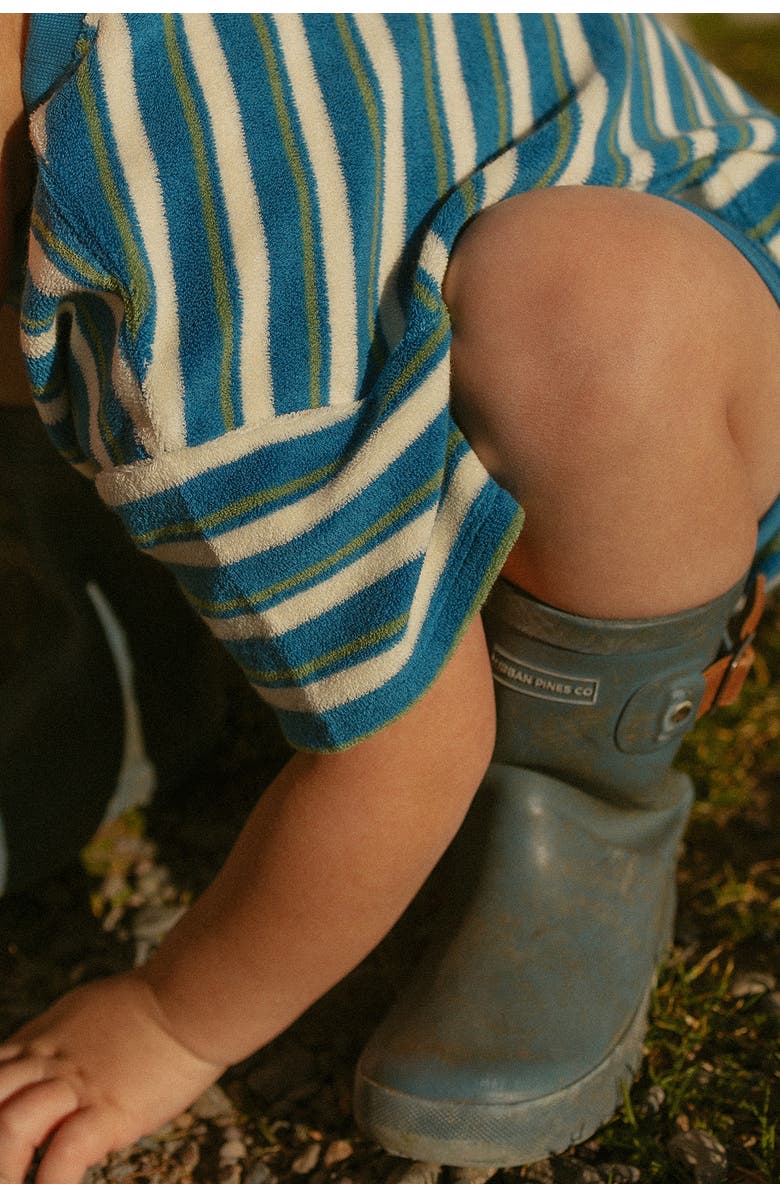 Winnie + Crew Sterling Set, Alternate, color, Thin Blue Green Stripe