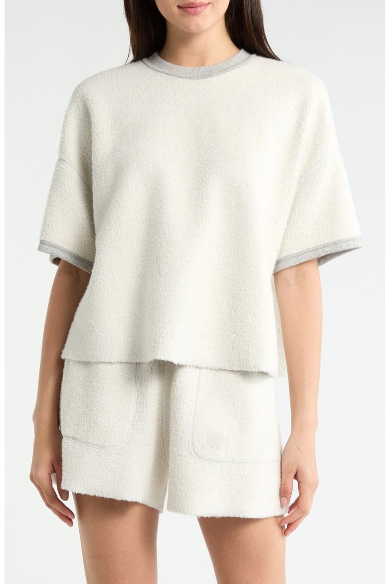 Silksweats Reversible Top, Alternate, color, NAPPING DOVE HEATHER