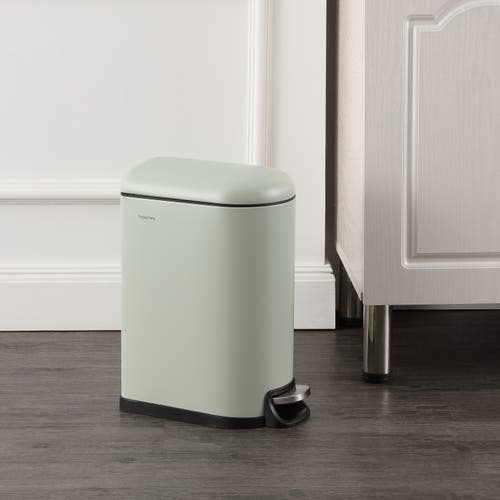 Happimess Roland Mini 2.6-gallon Step-open Trash Can In Pistachio Gereen