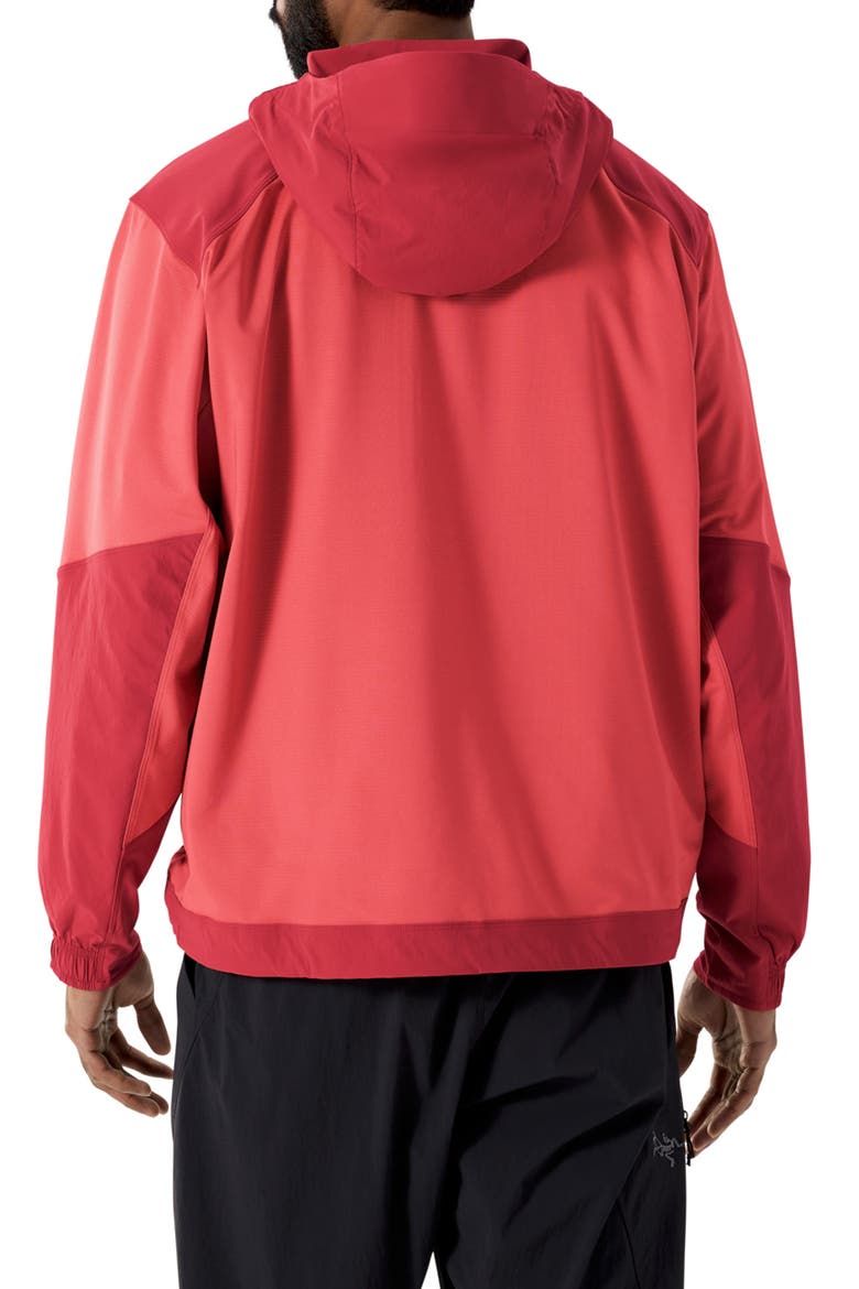 Konseal SL Quarter Zip Hoodie, Alternate, color, STONE RED/ DARK STONE RED