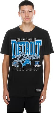 New Era Men's New Era Black Detroit Lions Combine Authentic T-Shirt