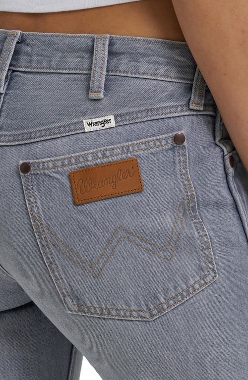 Wrangler Cowboy Low Rise Straight Leg Jeans In Blue