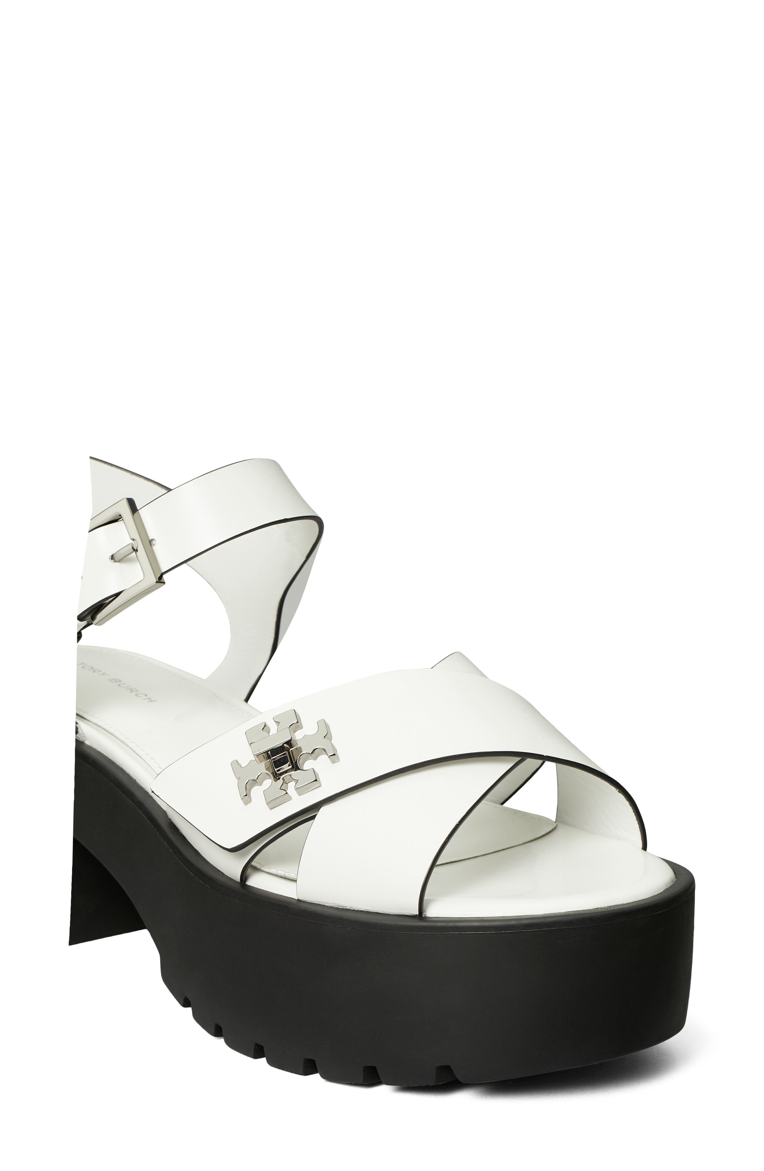 Turnlock Lug Sole Platform Sandal, Alternate, color, CLOUD