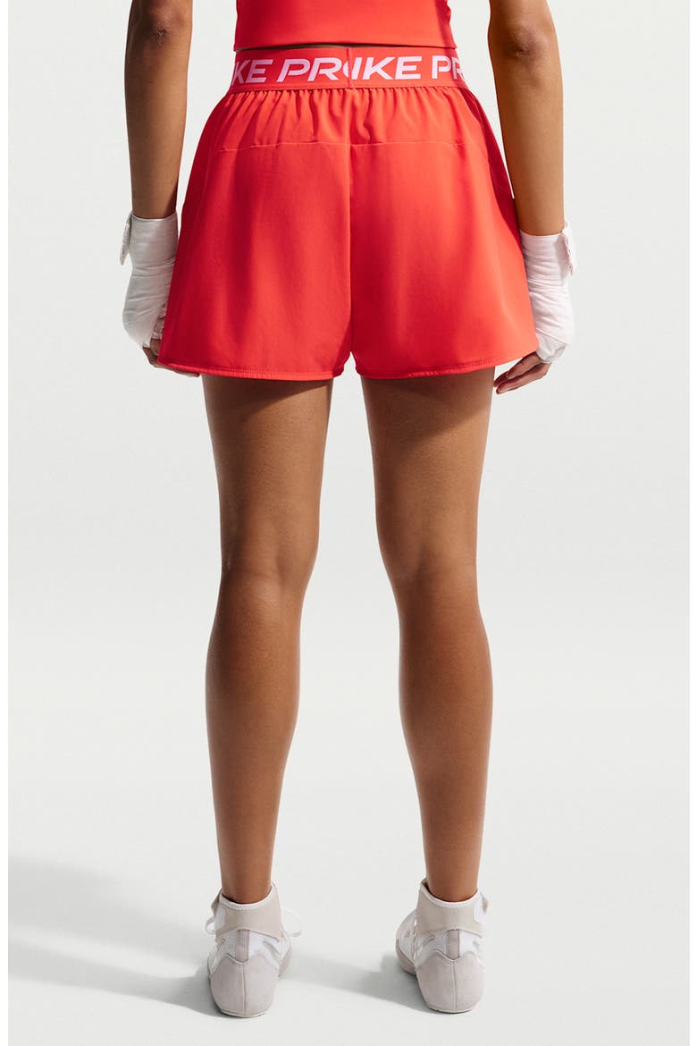 Pro Dri-FIT Shorts, Alternate, color, LIGHT CRIMSON/ WHITE