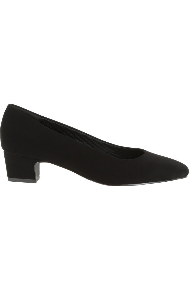 EASY STREET Prim Block Heel Pump, Alternate, color, Black Lamy