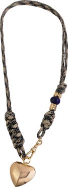 MacRae & Co. Emmy Roped Heart Pendant Necklace