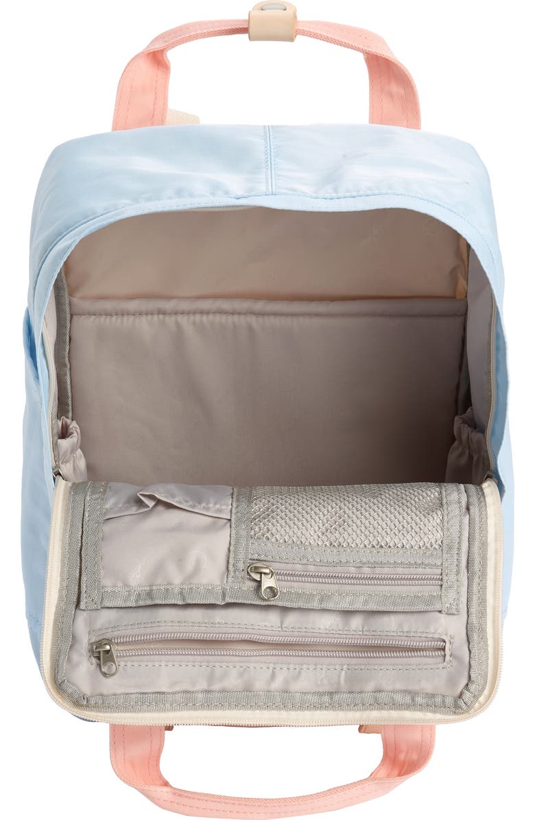 Doughnut Macaroon Colorblock Backpack, Alternate, color,