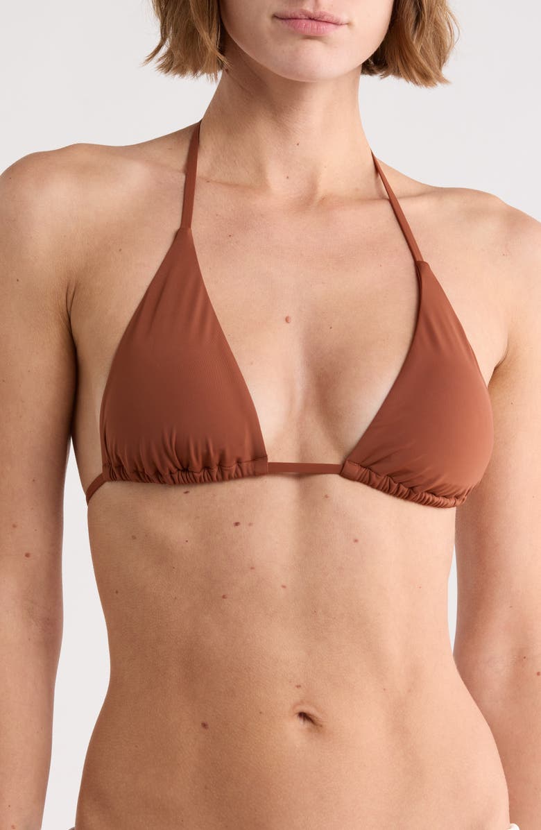 Billabong Sol Searcher Triangle Bikini Top, Main, color, Concrete Sea Wash