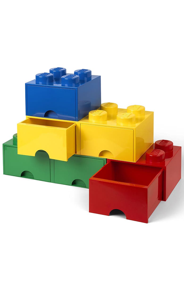 LEGO Storage Brick 8 Medium Pink, Alternate, color,