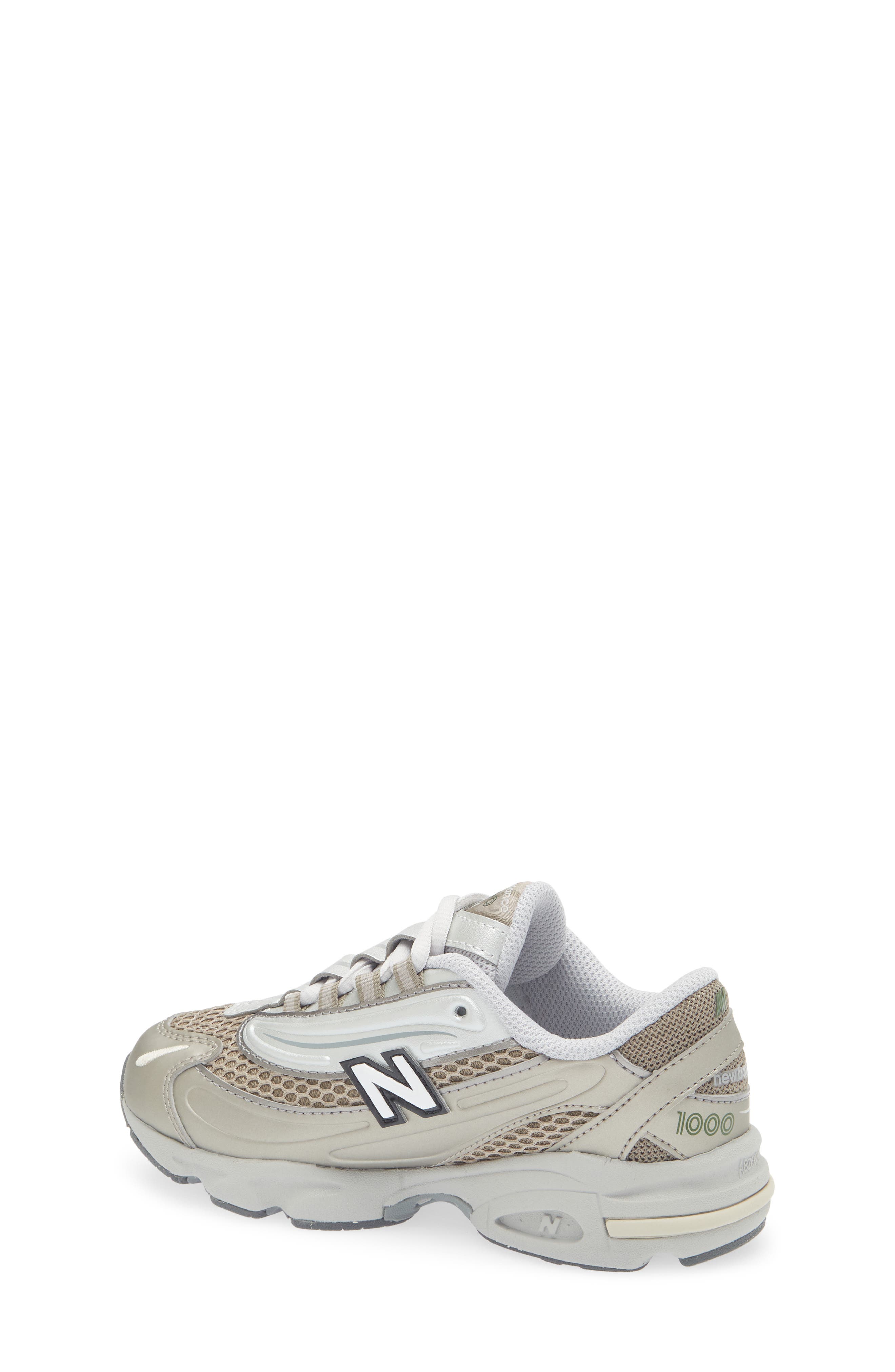 New Balance Kids' 1000 Sneaker, Alternate, color, Arid Stone/ Silver Metallic