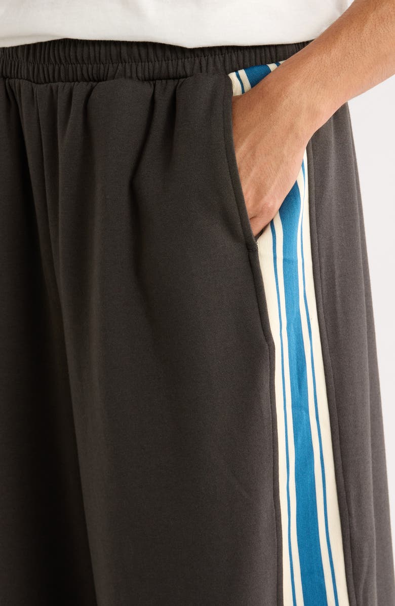 Elwood Gym Class Stripe Track Pants, Alternate, color, Black