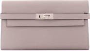 Pre-Owned Hermes Kelly Wallet Verso Epsom Long
