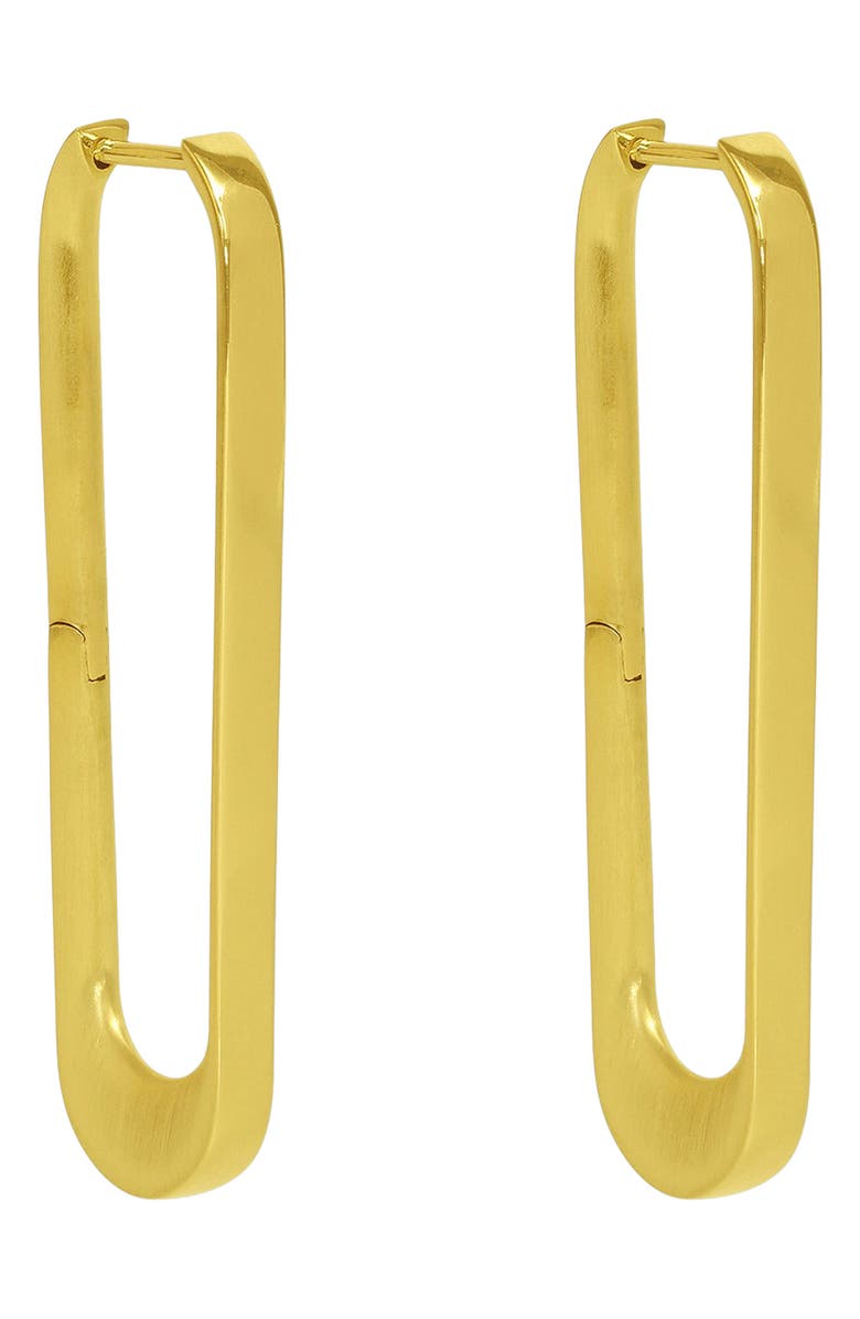 Dean Davidson Crosby Drop Hoop Earrings, Main, color, Yellow Gold