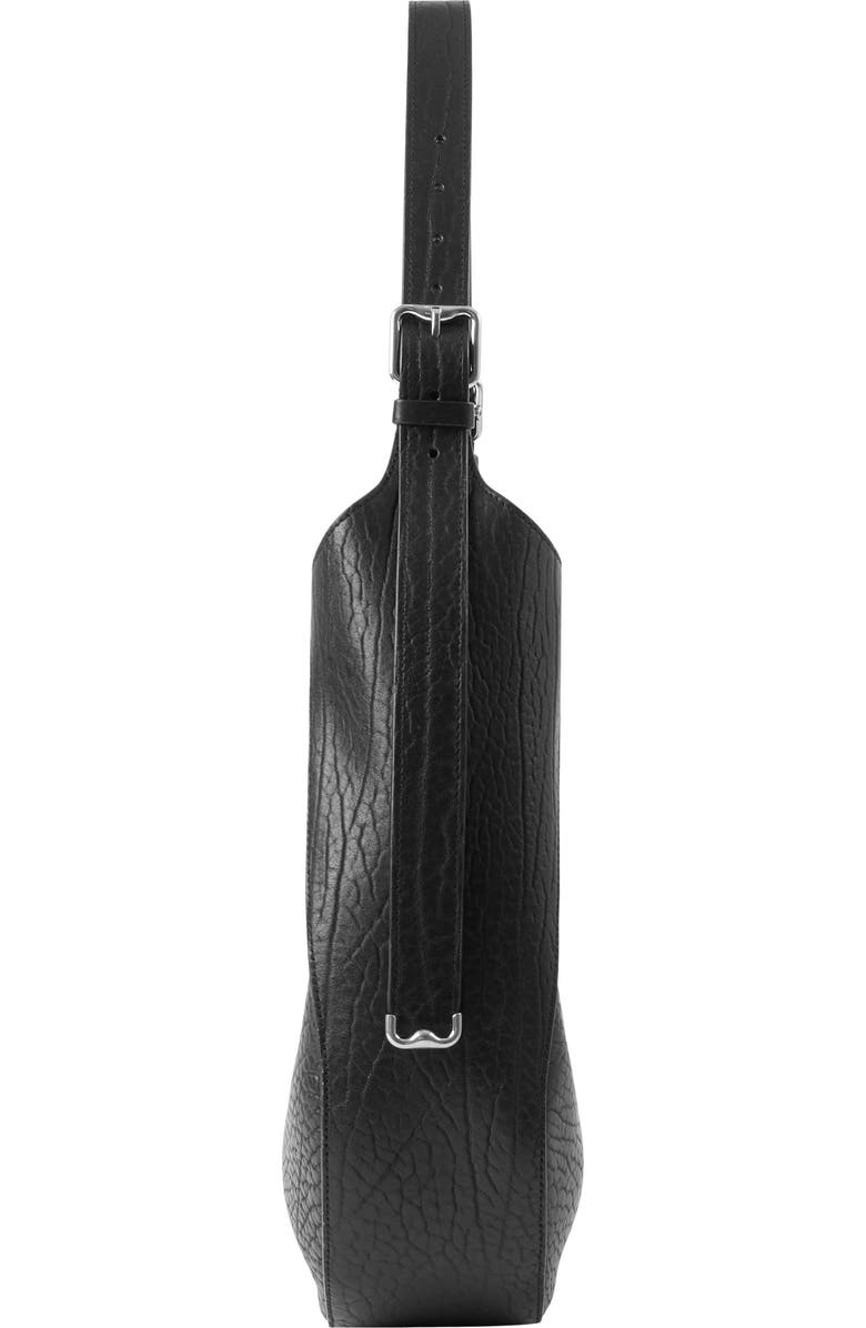 Burberry Medium Chess Leather Hobo Bag, Alternate, color,