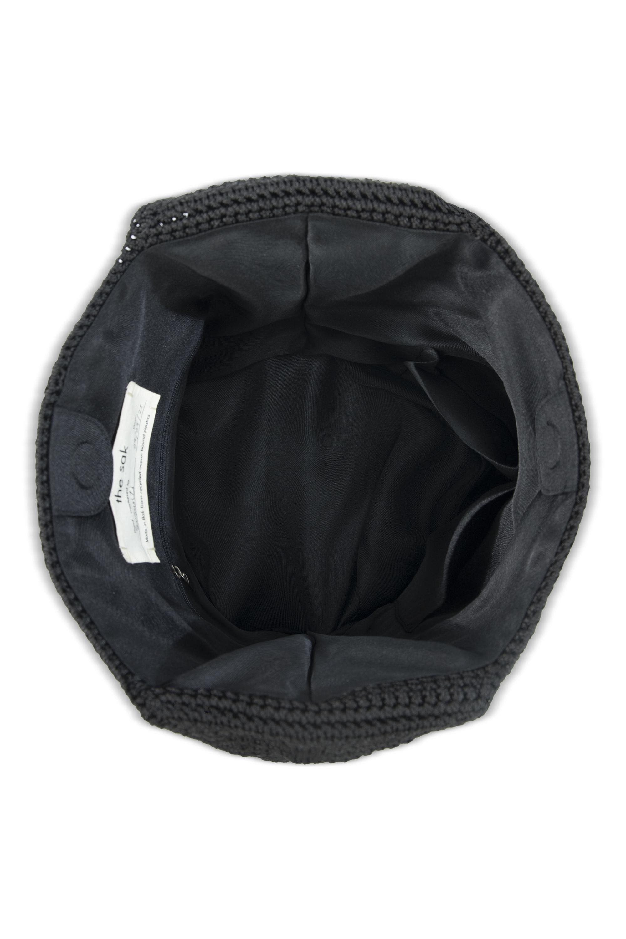 The Sak 120 Hobo Bag, Alternate, color, Black Cozy Crochet