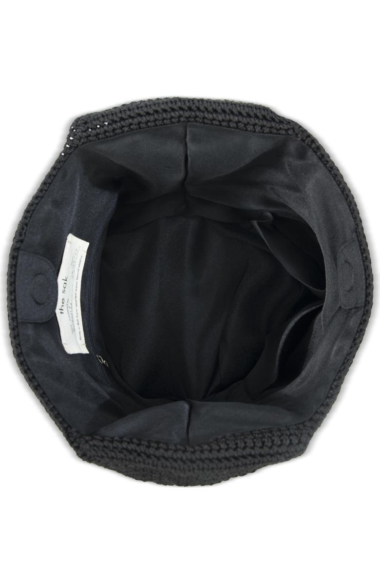 The Sak 120 Hobo Bag, Alternate, color, Black Cozy Crochet