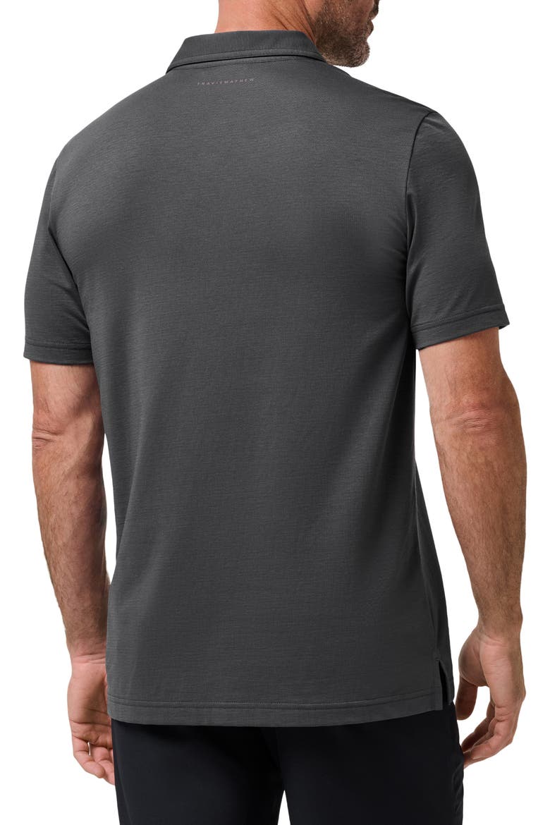 Tropical Stripe Polo, Alternate, color, EBONY