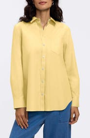 Foxcroft Non-Iron Boyfriend Button-Up Shirt