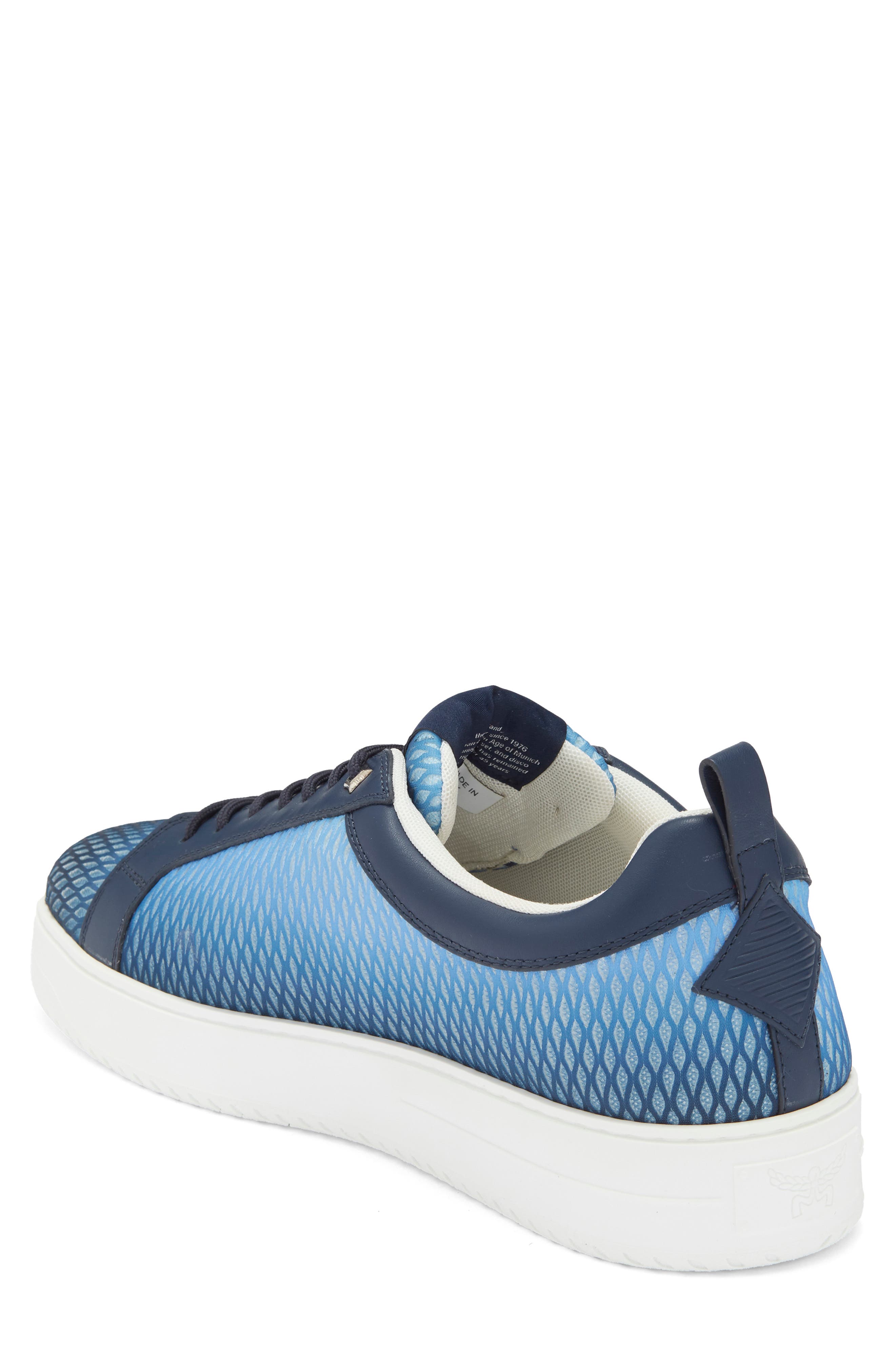 MCM Neo Sneaker, Alternate, color, Surf Blue