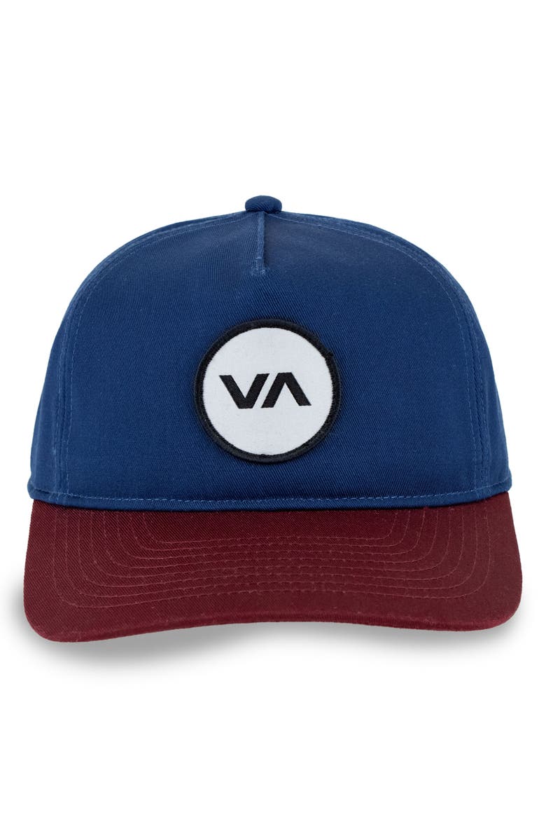 RVCA Sullivan Snapback Baseball Cap, Main, color, Ensign Blue