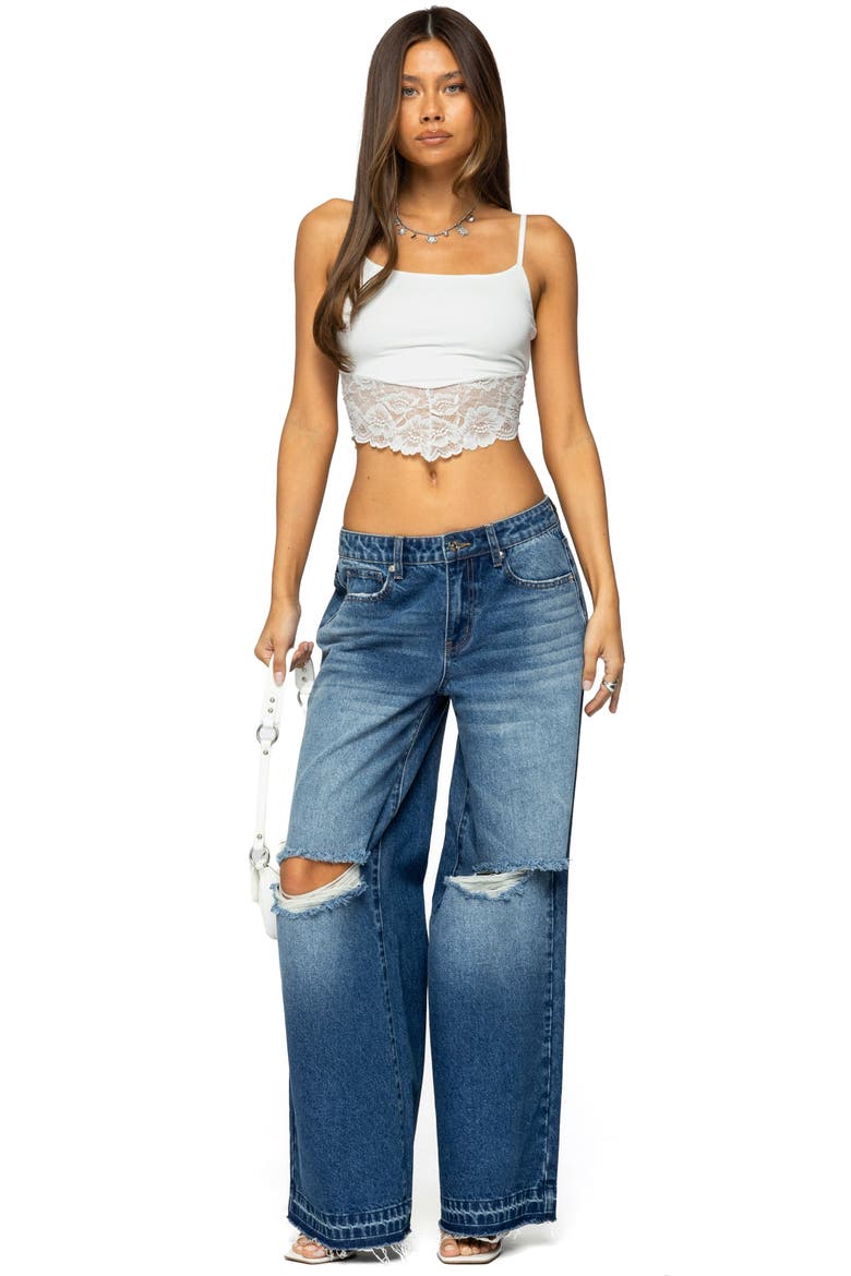 Mylah Lace Edge Camisole, Alternate, color, WHITE