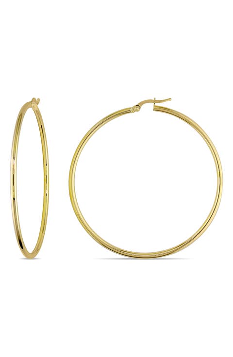 Polished Hoop Earrings