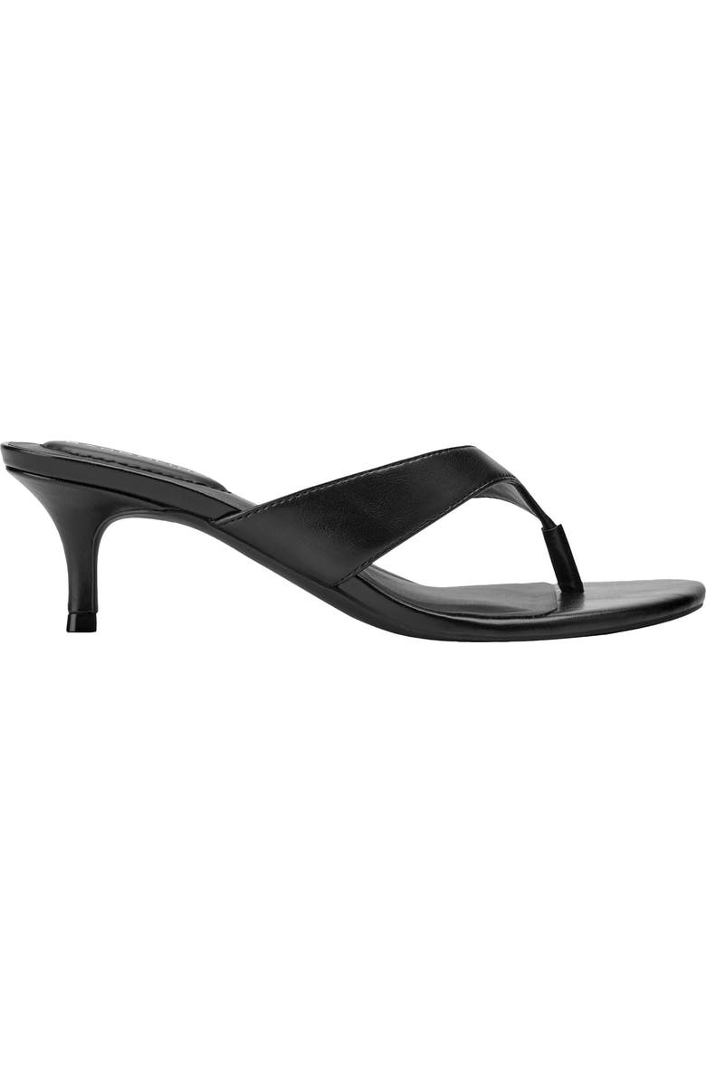 Bandolino Ammer Kitten Heel Flip Flop, Alternate, color, Black