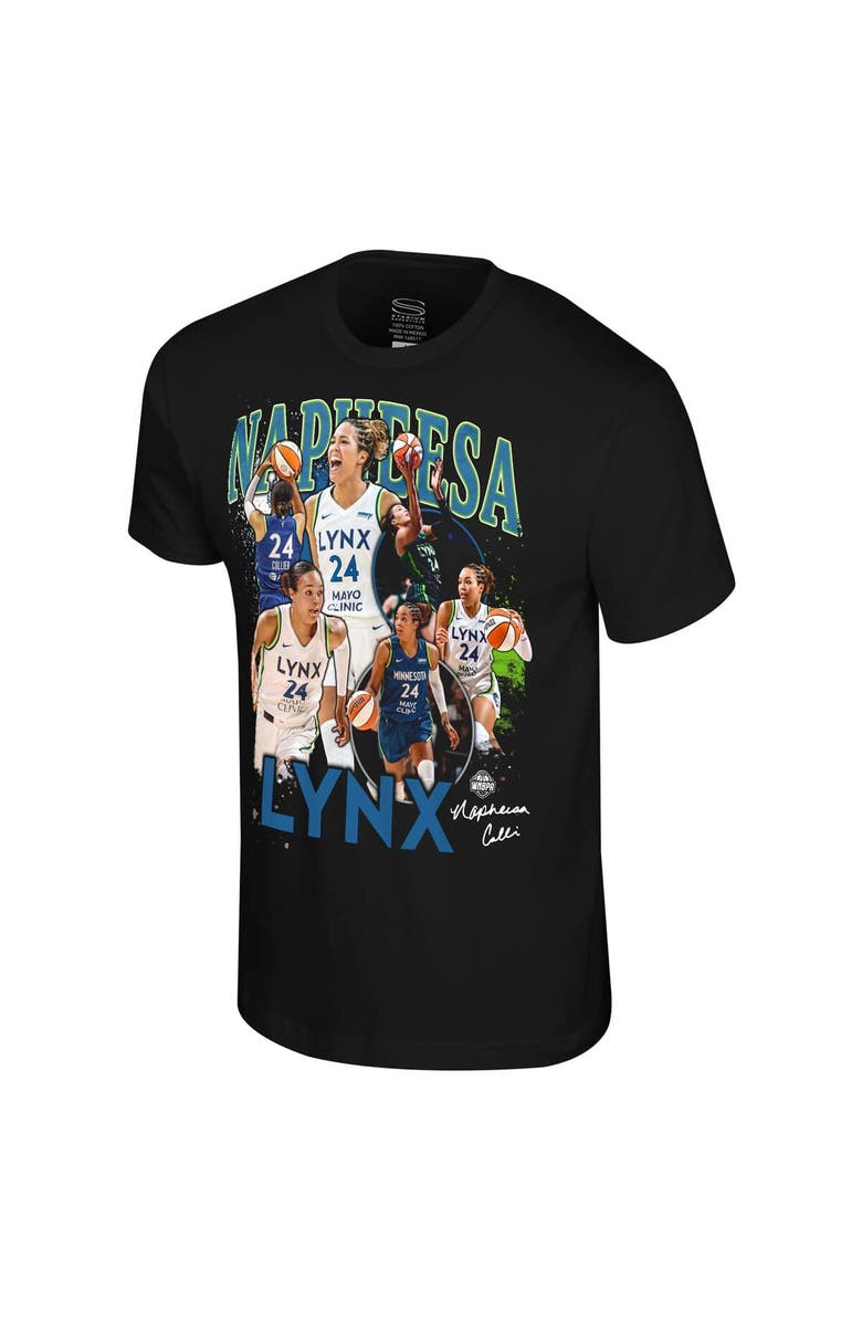 Stadium Essentials Unisex Stadium Essentials Napheesa Collier Black Minnesota Lynx WNBA Crossroads T-Shirt, Main, color, Black