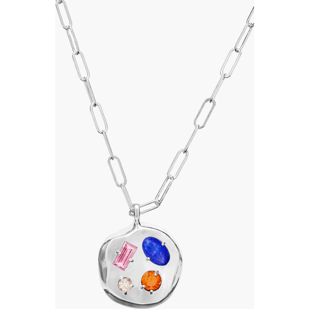 Birthdate Co. The October Birthdate Silver Pendant In October 16th - Silver