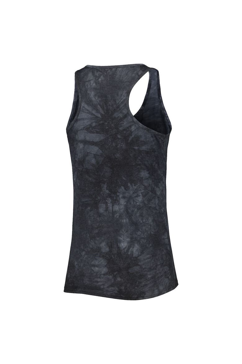 Women's Concepts Sport Charcoal Arkansas Razorbacks Billboard Tie-Dye Tank and Shorts Sleep Set, Alternate, color, Charcoal