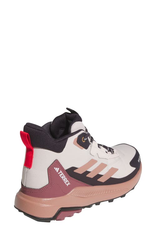 Adidas Originals Adidas Terrex Anylander Mid R.rdy Waterproof Hiking Boot In Putty Mauve/clay/pure Ruby