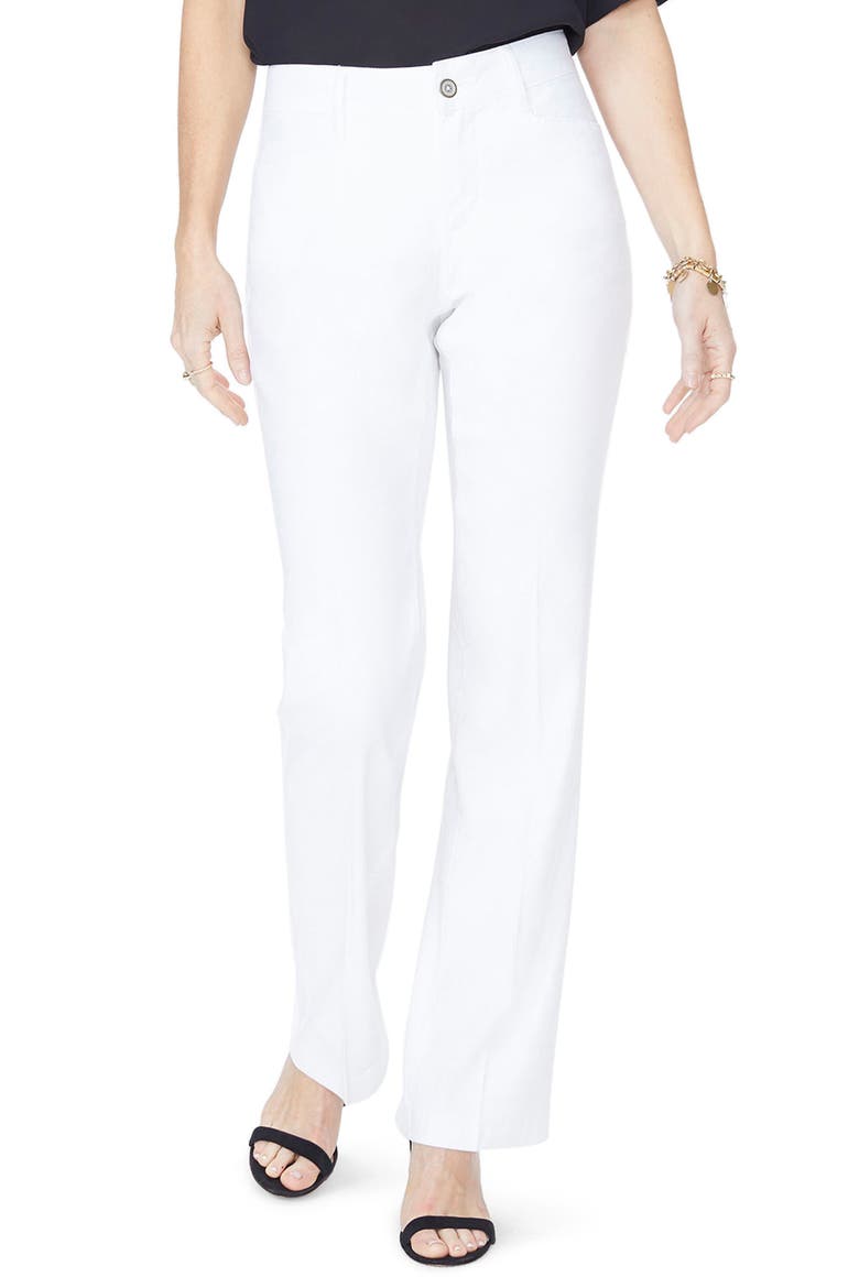 Linen Trousers, Main, color, OPTIC WHITE