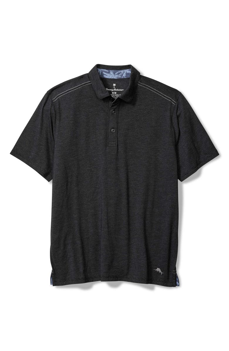 Tommy Bahama Harbor Isles Polo, Main, color, Black