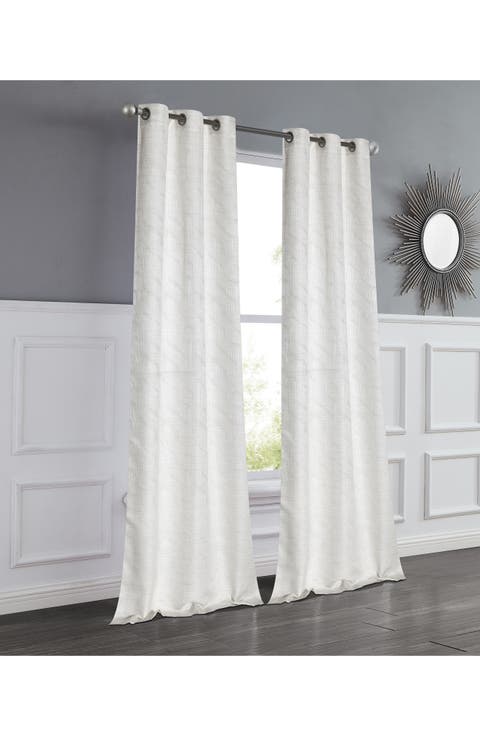 Set of 2 Room Darkening Window Curtains