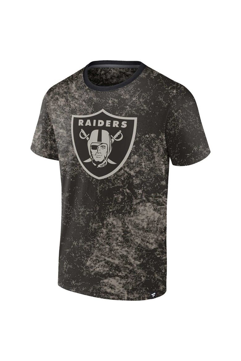 Men's Fanatics Branded Black Las Vegas Raiders Shadow T-Shirt, Alternate, color, Black
