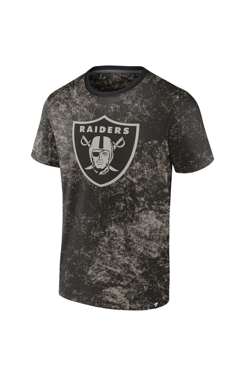 FANATICS Men's Fanatics Branded Black Las Vegas Raiders Shadow T-Shirt, Alternate, color, Black