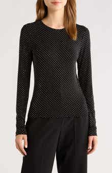FRAME The Rhinestone Jersey Top