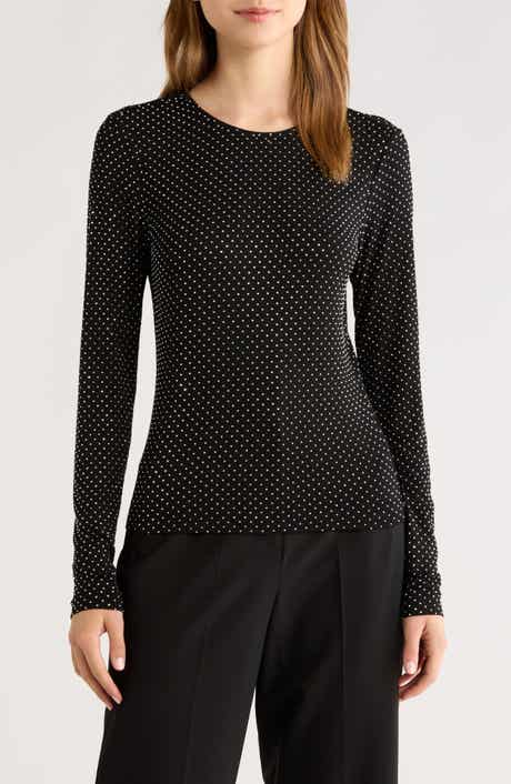 FRAME The Rhinestone Jersey Top