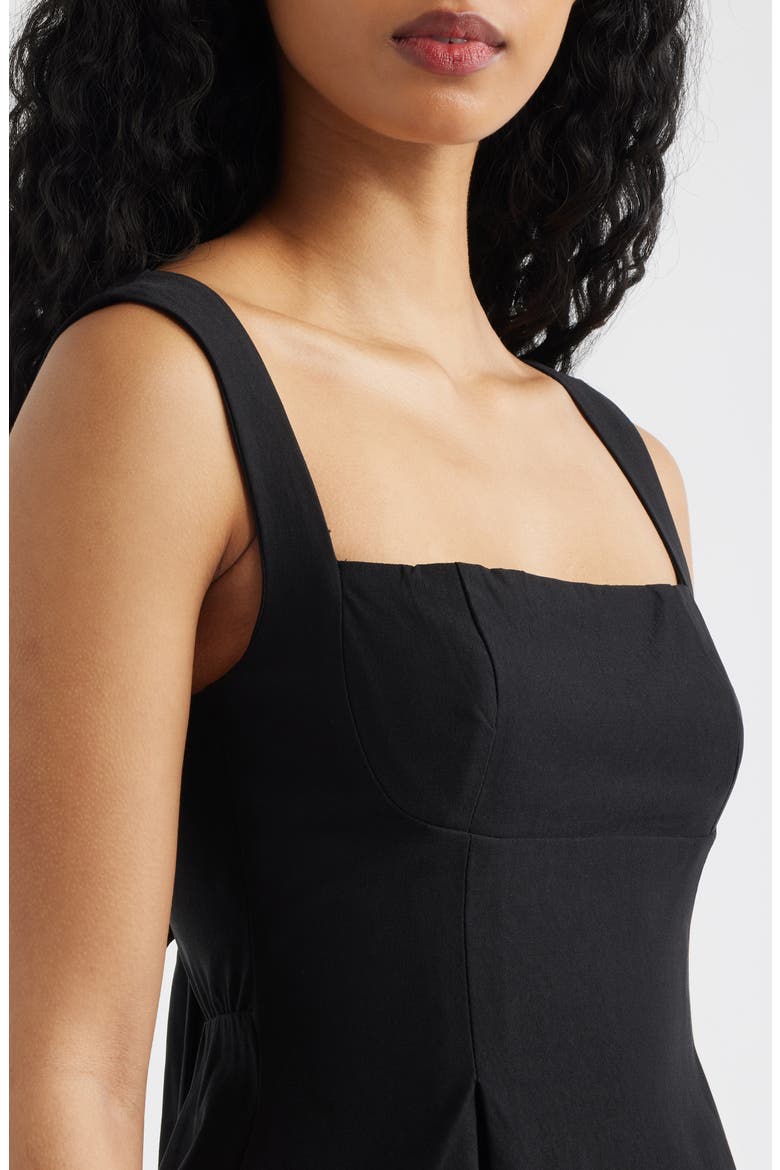 Xanthus Fit & Flare Minidress, Alternate, color, BLACK
