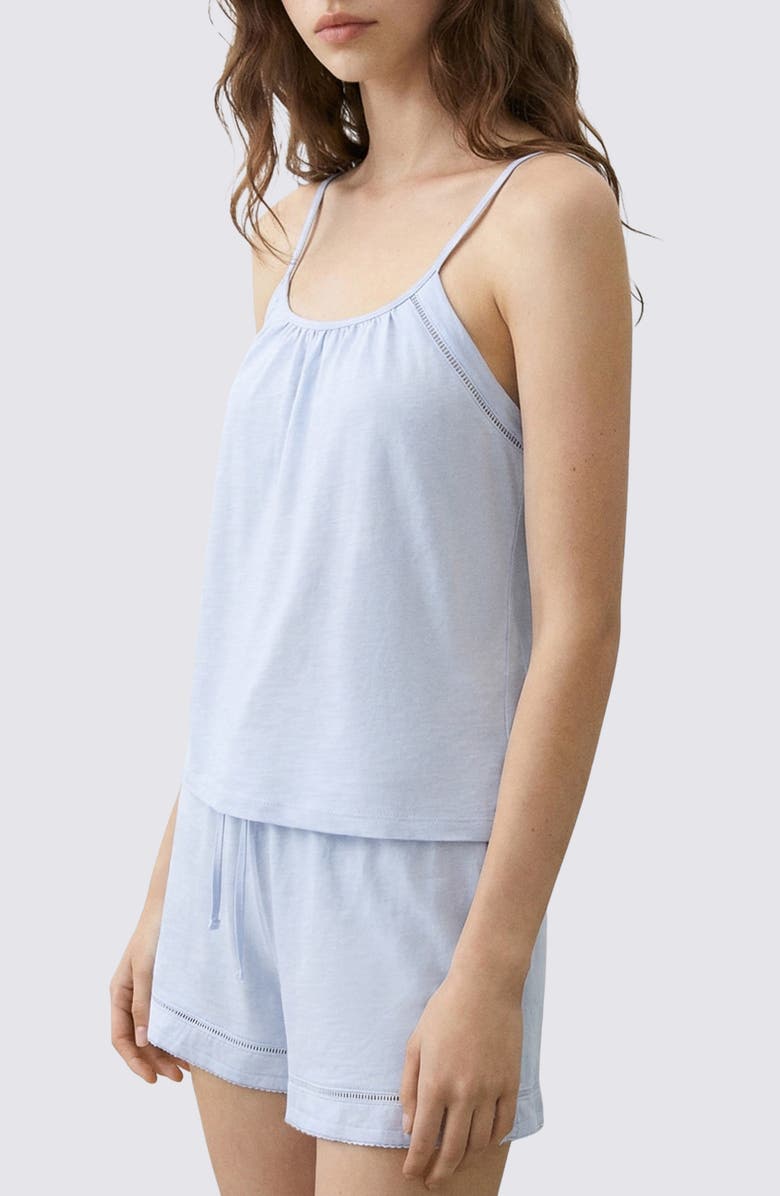 MANGO TEEN Cotton Short Pajamas, Main, color, 