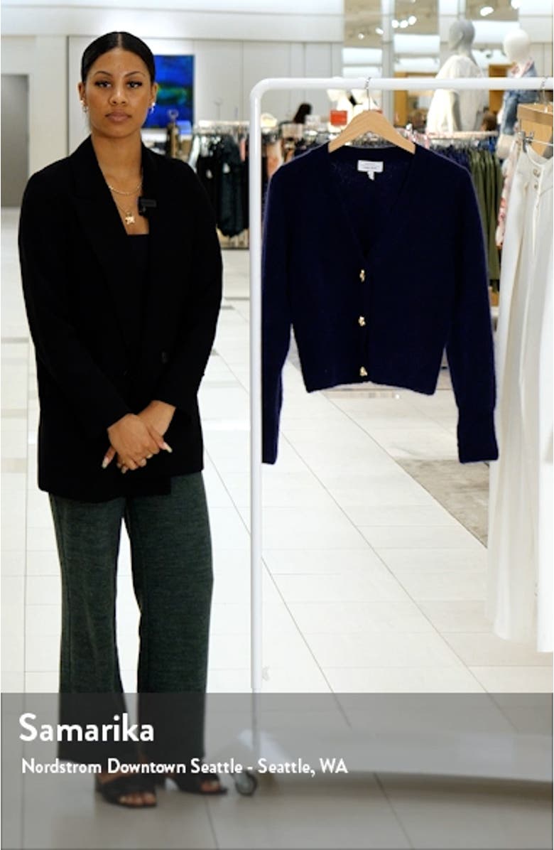 Golden Button V-Neck Cardigan, sales video thumbnail