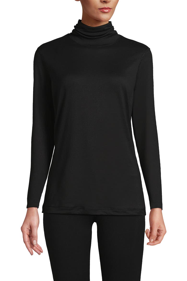 Baselayer Cozy Thermaskin Turtleneck Top, Main, color, Black