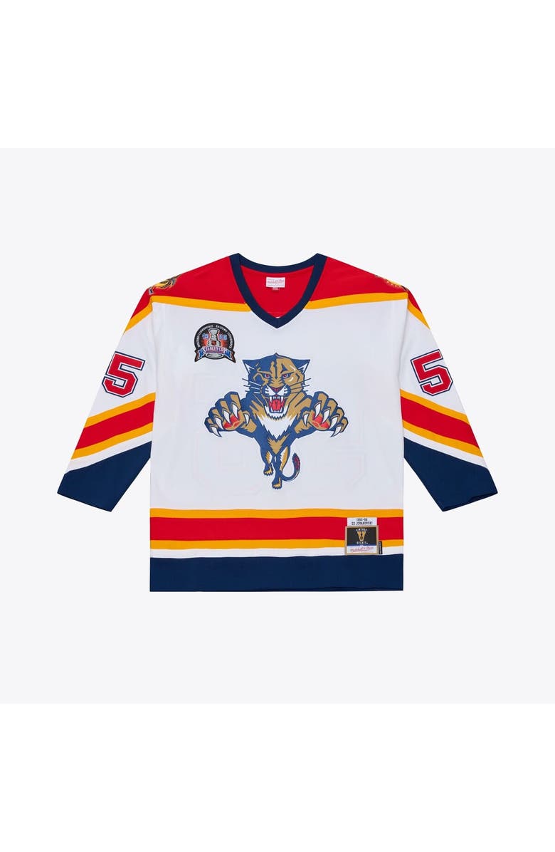 Mitchell & Ness Men's Mitchell & Ness Ed Jovanovski White Florida Panthers 1996 Power Play Jersey, Main, color, White