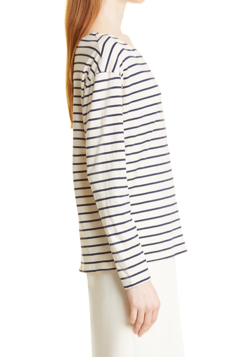 Arlette Stripe T-Shirt, Alternate, color, DARK NAVY STRIPE