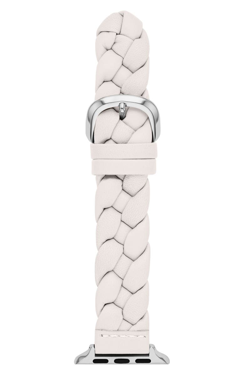 Kate Spade New York braided leather 18mm Apple Watch<sup>®</sup> watchband, Main, color, 
