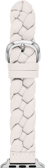 braided leather 18mm Apple Watch® watchband