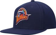 Mitchell & Ness Men's Mitchell & Ness Navy Golden State Warriors Hardwood Classics Team Ground 2.0 Snapback Hat